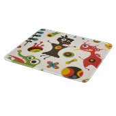 Glückliche Monster Schneidebrett (Ecke)