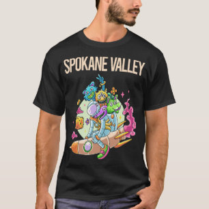 Glückliche Monster - Spokane Tal T-Shirt