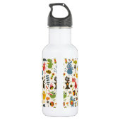 Glückliche Monster Trinkflasche (Rückseite)