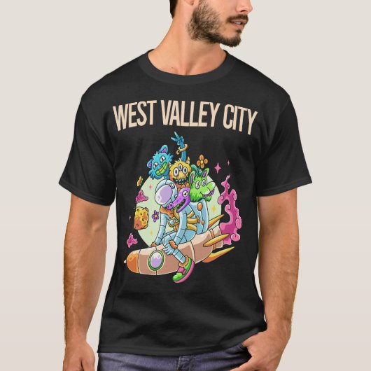 Glückliche Monster - West Valley City T-Shirt (Vorderseite)