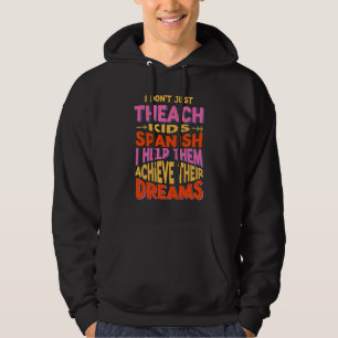 Glückliche Motivierende Zurück zur Schule von Span Hoodie