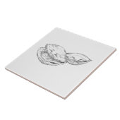 Glückliche Muschelfliese Fliese (Seite)
