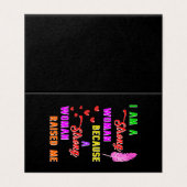 Glückliche Mütter fühlen Herzen Ich bin eine stark (Außenseite Aufgefaltet)