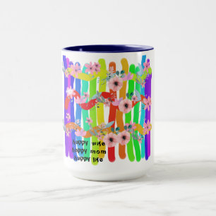 Glückliche Mutter glückliche Ehefrau glückliches L Tasse