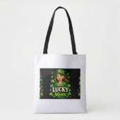 Glückliche Mutter – St. Patrick’s Day Kleeblatt-De Tasche (Vorderseite)