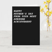 Glückliche Mütter Tag aus Ihrer Phantastischen Lei Karte (Gelbe Blume)