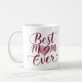 Glückliche Mutter Tag Beste Mama je Kaffeetasse (Links)