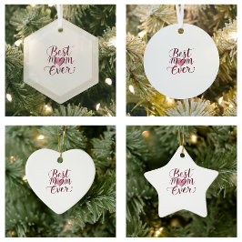 Glückliche Mutter Tag Beste Mama je Ornament Aus Metall