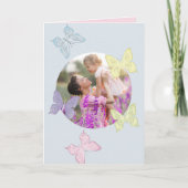 Glückliche Mutter Tag Foto Pastel Niedliche Schmet Karte (Vorderseite)