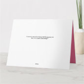 Glückliche Mütter Tag Frühling Rosa Kirschblüten Karte (Rückseite)