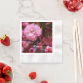 Glückliche Mütter Tag Frühling Rosa Kirschblüten Serviette (Beispiel)