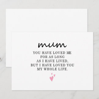 Glückliche Mütter Tag Geschenk Mama Geburtstag für Einladung