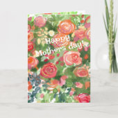 Glückliche Mütter Tag! Karte (Vorderseite)