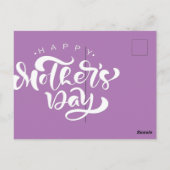 Glückliche Mütter Tag mit Liebe Postkarte (Rückseite)