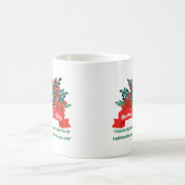 Glückliche Mütter Tag mit Liebe und Blume Kaffeetasse (Mittel)