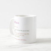 Glückliche Mutter-Tag-Tasse - Ein wunderschönes Bl Kaffeetasse (Vorderseite Links)
