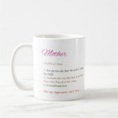 Glückliche Mutter-Tag-Tasse - Ein wunderschönes Bl Kaffeetasse (Links)