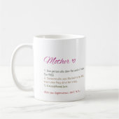 Glückliche Mutter-Tag-Tasse - Ein wunderschönes Bl Kaffeetasse (Links)