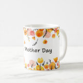 GLÜCKLICHE MUTTER-TAG-TASSE KAFFEETASSE (VorderseiteRechts)