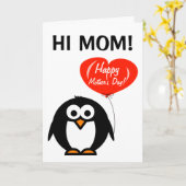 Glückliche Mutter-Tagesgrußkarte mit lustigem Karte (Gelbe Blume)