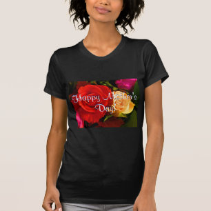 Glückliche Muttertag Rote Gelbe Rosen I T-Shirt