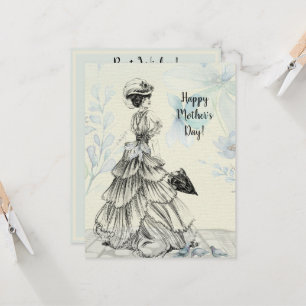 Glückliche Muttertag Viktorianische Parasolvögel