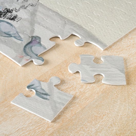 Glückliche Muttertag Viktorianische Parasolvögel Puzzle (Seite)