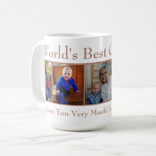 glückliche Muttertagesgroßmutter Kaffeetasse (Vorderseite Links)