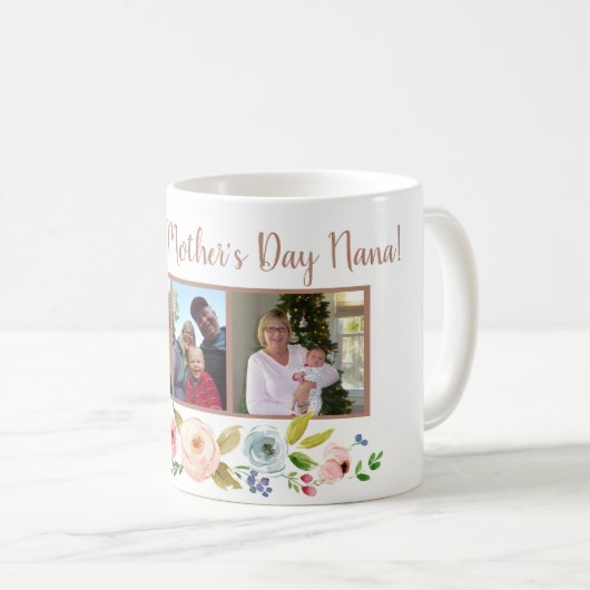 glückliche Muttertagesgroßmutter Kaffeetasse (VorderseiteRechts)