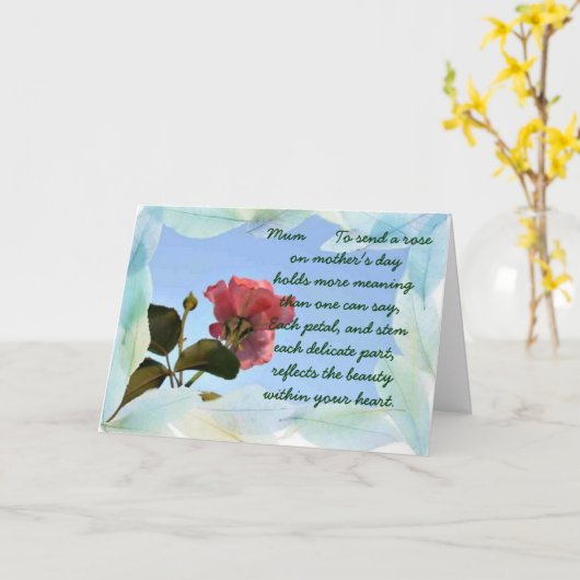 Glückliche Muttertagmama Karte (Gelbe Blume)