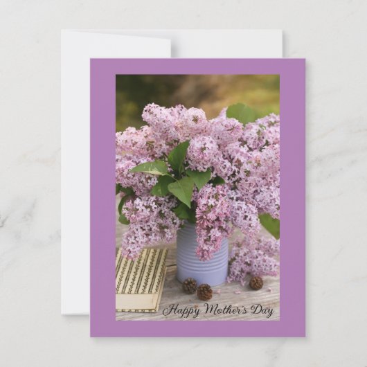 Glückliche Muttertagskarte (Vorderseite)