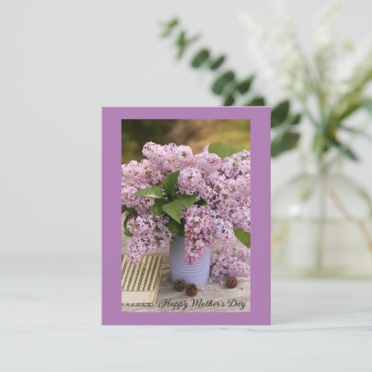 Glückliche Muttertagskarte (Stehend Vorderseite)