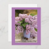 Glückliche Muttertagskarte (Vorne/Hinten)