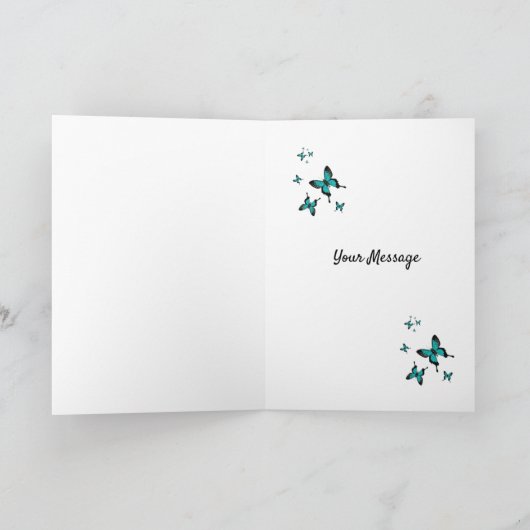 Glückliche Muttertagskarte Dankeskarte (Innenseite)