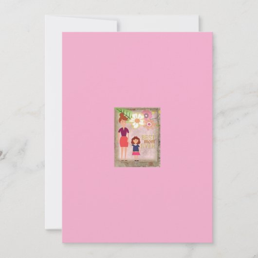 Glückliche Muttertagskarte Feiertagskarte (Vorderseite)