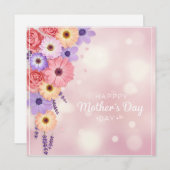 Glückliche Muttertagskarte Feiertagskarte (Vorne/Hinten)