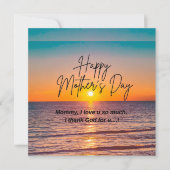 Glückliche Muttertagskarte Feiertagskarte (Vorderseite)
