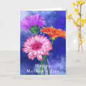 Glückliche Muttertagskarte Gerberas Blume Karte (Gelbe Blume)