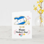 Glückliche Muttertagskarte "Honduras" Karte (Gelbe Blume)