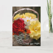 Glückliche Muttertagskarte Karte (Vorderseite)