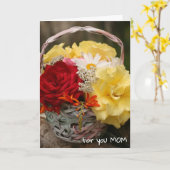 Glückliche Muttertagskarte Karte (Gelbe Blume)