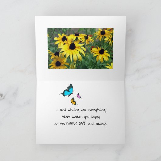 Glückliche Muttertagskarte Karte (Innenseite)