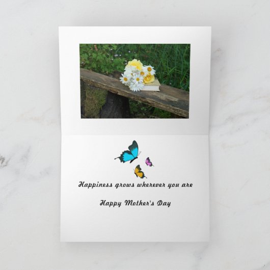 Glückliche Muttertagskarte Karte (Innenseite)