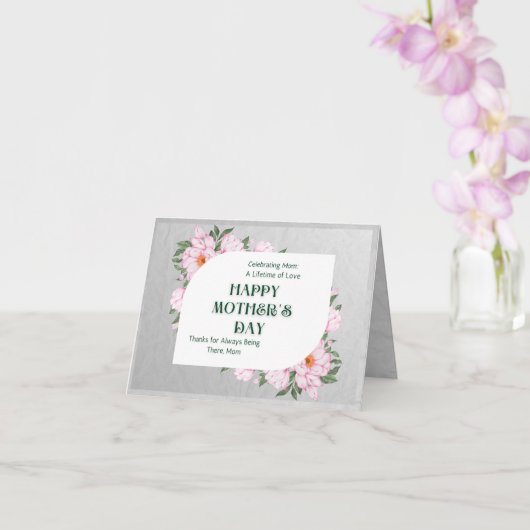 Glückliche Muttertagskarte Karte (Orchidee)