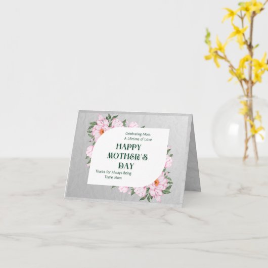 Glückliche Muttertagskarte Karte (Gelbe Blume)