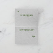 Glückliche Muttertagskarte Karte (Innenseite)