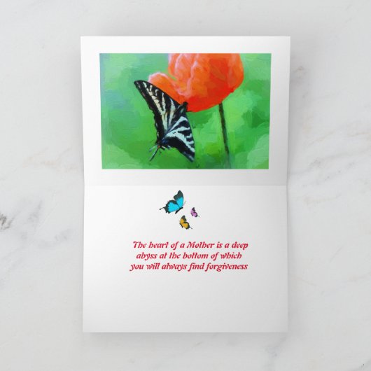 Glückliche Muttertagskarte Karte (Innenseite)