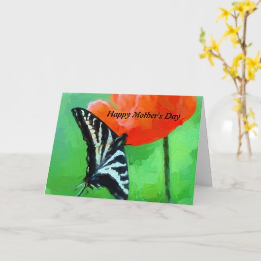 Glückliche Muttertagskarte Karte (Gelbe Blume)