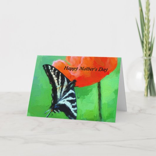 Glückliche Muttertagskarte Karte (Vorderseite)