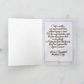 Glückliche Muttertagskarte Karte (Innenseite)